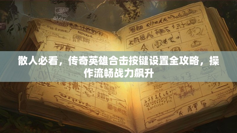 散人必看，传奇英雄合击按键设置全攻略，操作流畅战力飙升