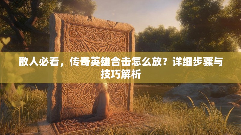 散人必看，传奇英雄合击怎么放？详细步骤与技巧解析