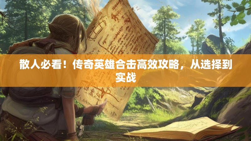 散人必看！传奇英雄合击高效攻略，从选择到实战