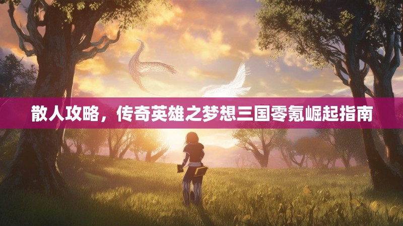 散人攻略，传奇英雄之梦想三国零氪崛起指南