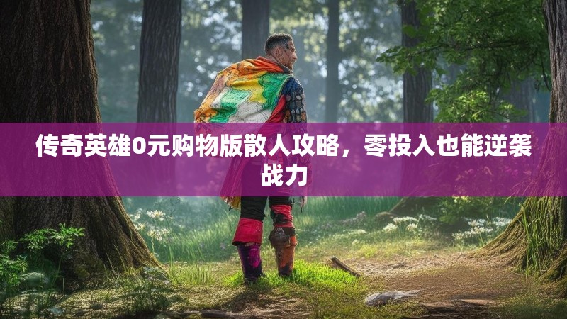 传奇英雄0元购物版散人攻略，零投入也能逆袭战力