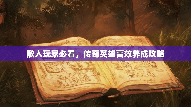 散人玩家必看，传奇英雄高效养成攻略