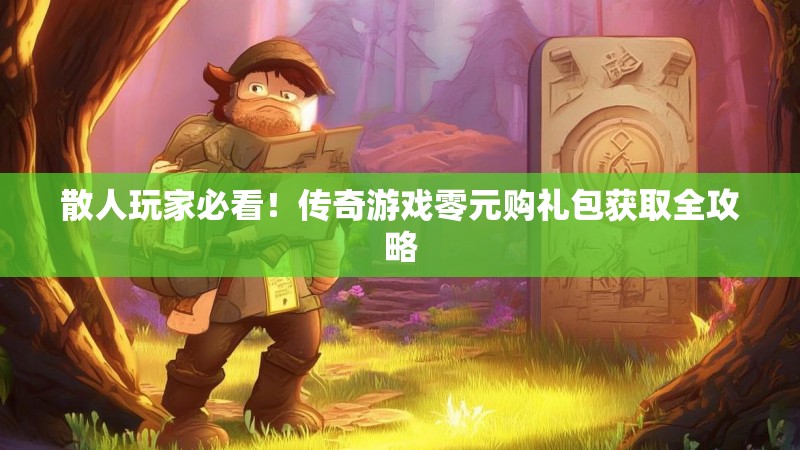 散人玩家必看！传奇游戏零元购礼包获取全攻略