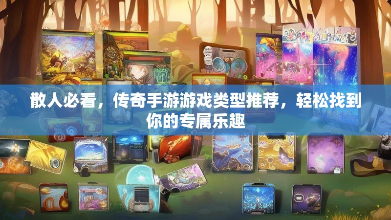 散人必看，传奇手游游戏类型推荐，轻松找到你的专属乐趣