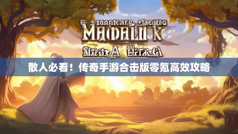 散人必看！传奇手游合击版零氪高效攻略