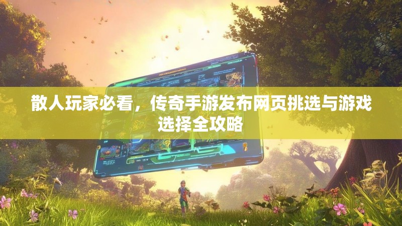 散人玩家必看，传奇手游发布网页挑选与游戏选择全攻略