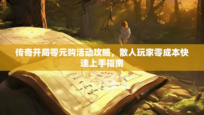 传奇开局零元购活动攻略，散人玩家零成本快速上手指南