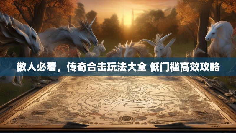 散人必看，传奇合击玩法大全 低门槛高效攻略