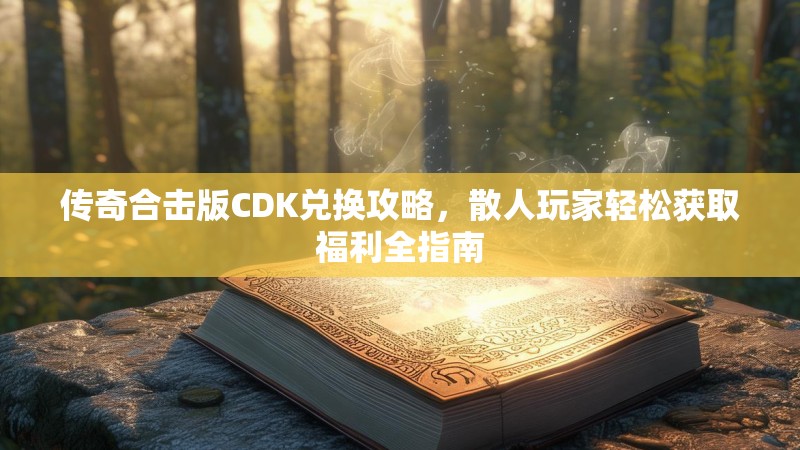 传奇合击版CDK兑换攻略，散人玩家轻松获取福利全指南