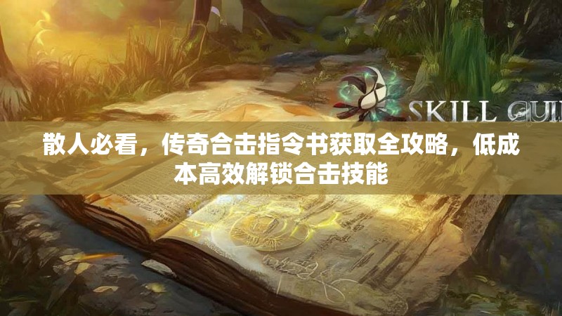 散人必看，传奇合击指令书获取全攻略，低成本高效解锁合击技能