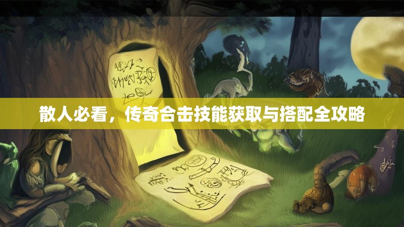 散人必看，传奇合击技能获取与搭配全攻略
