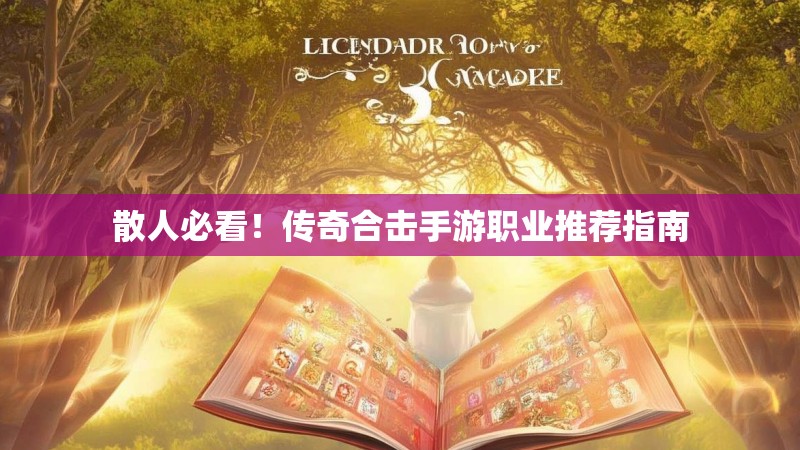 散人必看！传奇合击手游职业推荐指南