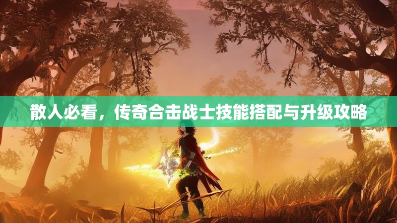 散人必看，传奇合击战士技能搭配与升级攻略