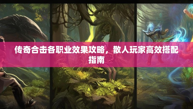 传奇合击各职业效果攻略，散人玩家高效搭配指南