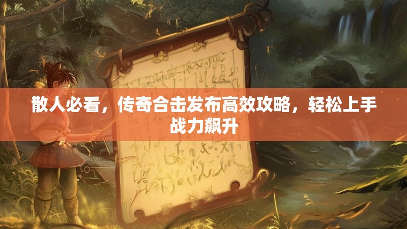 散人必看，传奇合击发布高效攻略，轻松上手战力飙升