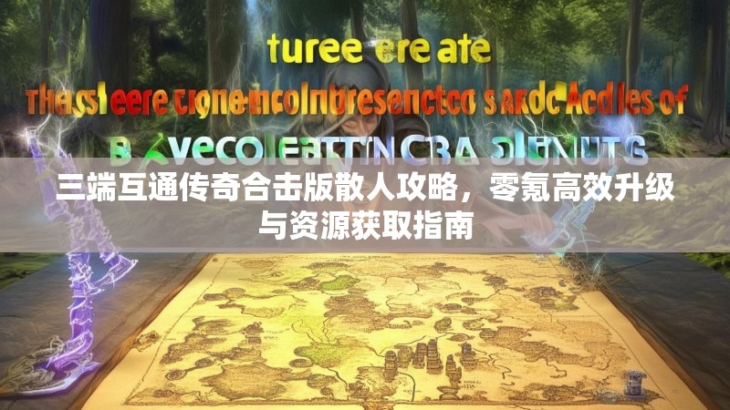 三端互通传奇合击版散人攻略，零氪高效升级与资源获取指南