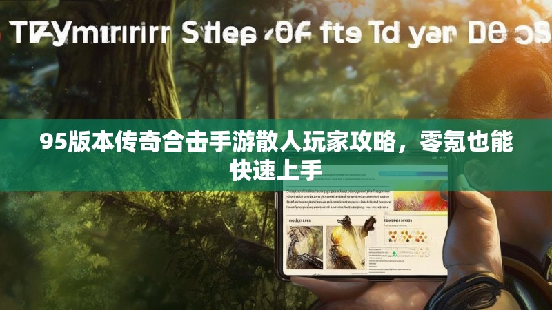 95版本传奇合击手游散人玩家攻略，零氪也能快速上手