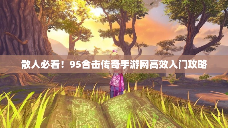 散人必看！95合击传奇手游网高效入门攻略