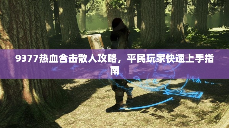 9377热血合击散人攻略，平民玩家快速上手指南