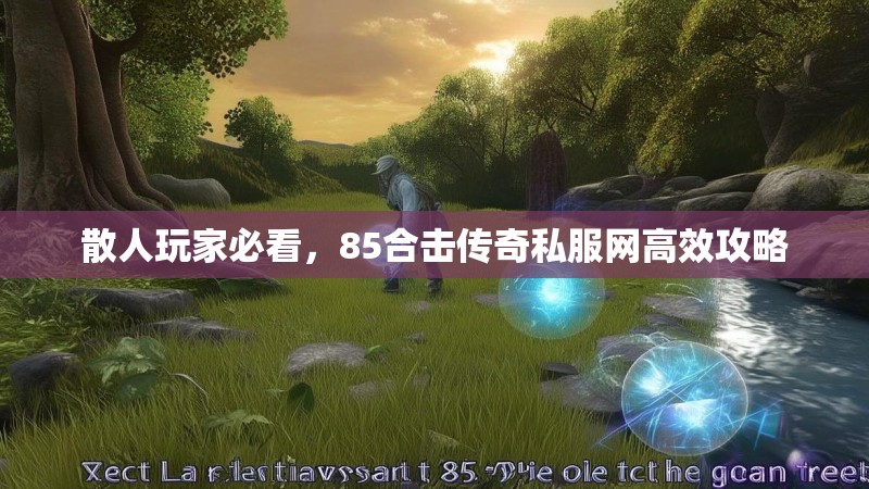 散人玩家必看，85合击传奇私服网高效攻略