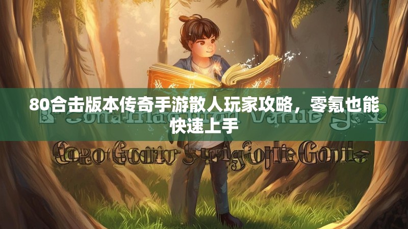 80合击版本传奇手游散人玩家攻略，零氪也能快速上手