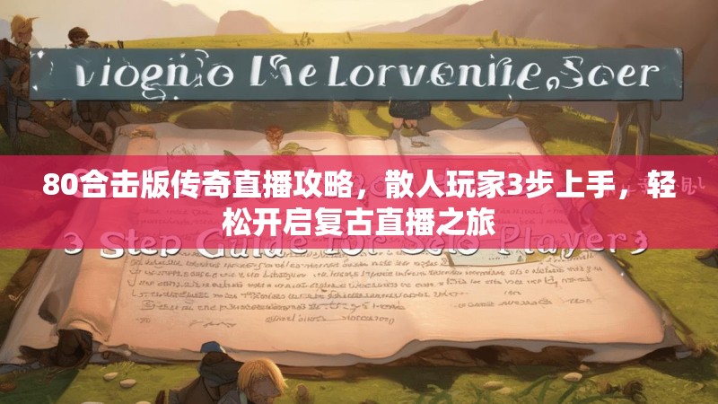 80合击版传奇直播攻略，散人玩家3步上手，轻松开启复古直播之旅
