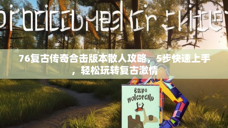 76复古传奇合击版本散人攻略，5步快速上手，轻松玩转复古激情