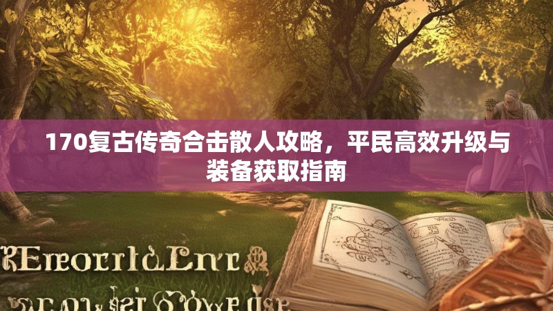 170复古传奇合击散人攻略，平民高效升级与装备获取指南
