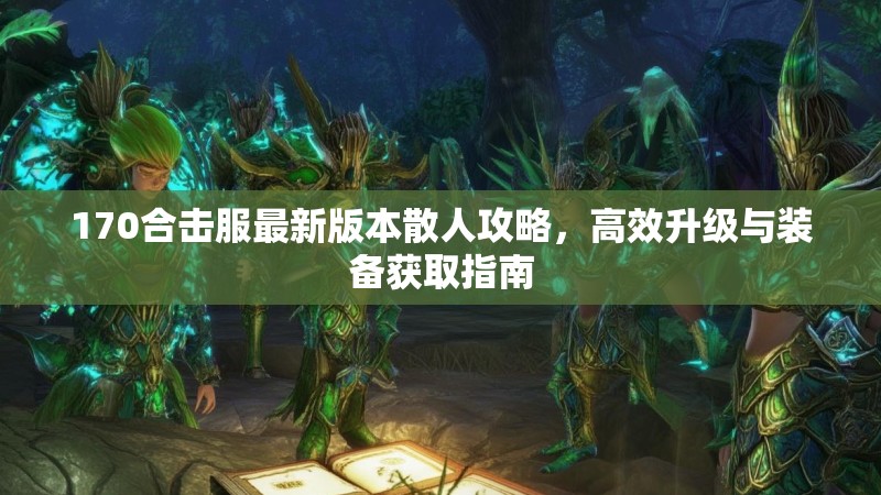 170合击服最新版本散人攻略，高效升级与装备获取指南
